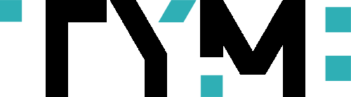 Tymbooking booking system black logo